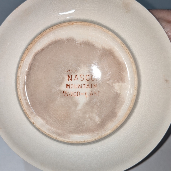 Vintage 1950's Mountain Woodland by Nasco Jam Jar - Picture 11 of 14